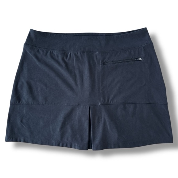 Nike Black Skirt Athletic Skort with Zip Pockets Golf Tennis Sz L - Picture 2 of 14